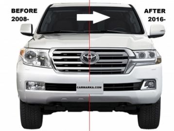 TOYOTA LAND CRUISER 200 2016- Front Conversion 2016- Look Without Hood
