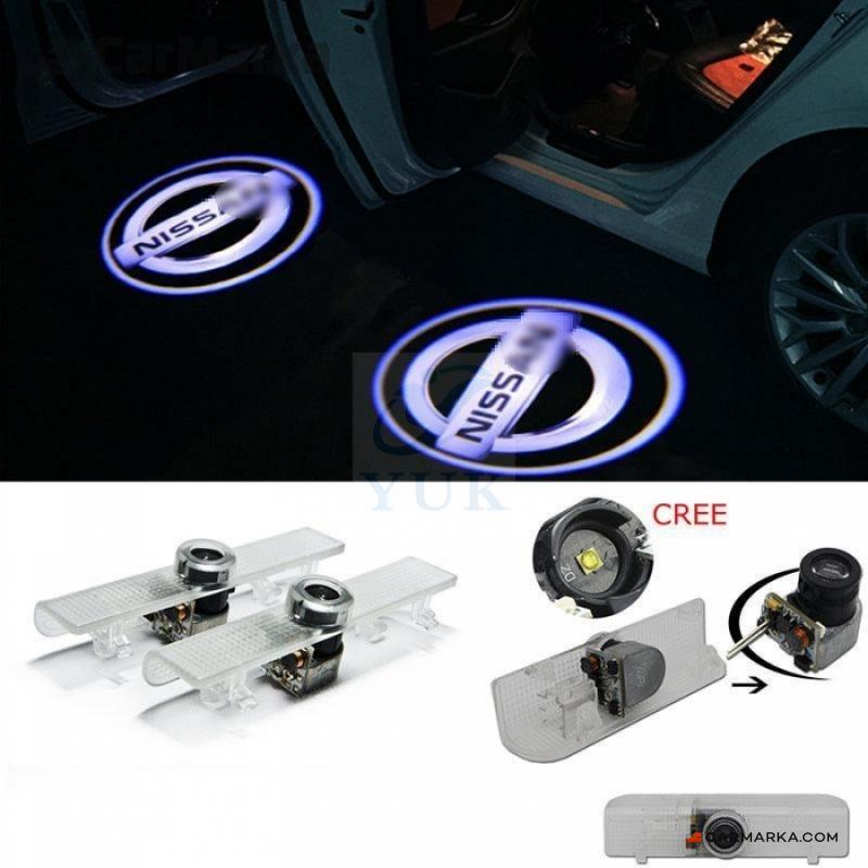Aazon.co: 2Pcs LED Car Door Logo Light Courtesy Projector Laser
