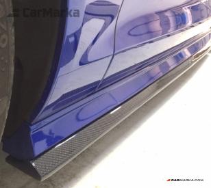 AUDI A6 S6 s6 carbon fiber side spoilers set