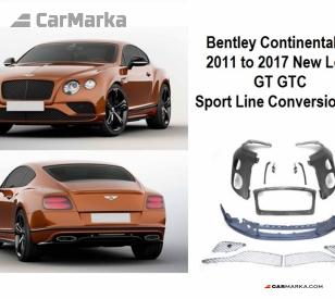 BENTLEY GRAN TURISMO GT 2003-2011 Conversion Bodykit 2011- to 2017- FaceLift Look