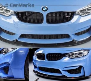 BMW 3 SERIES F30, F80(M3) 2014- M3 и M4 карбоновый спойлер бампера 3D style
