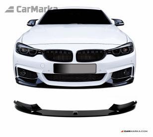 BMW 4 SERIES F32, F82(M4) 2014- Front Lip Spoiler Plastic Black