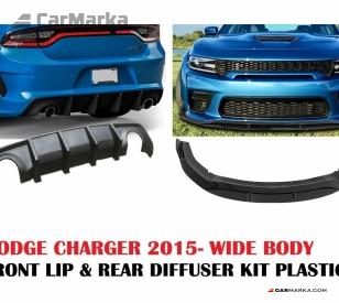 DODGE CHARGER Front Lip Spoiler & Diffuser for WIDE BODY