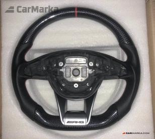 MERCEDES-BENZ C CLASS W204 2012- Carbon Fiber Steering Wheel W/O Airbag