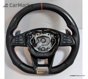 MERCEDES-BENZ C CLASS W204 2012- Steering Wheel Carbon Fiber 2015-