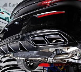 MERCEDES-BENZ C CLASS W205 C63 2015- Carbon Fiber Rear Diffuser C63 Coupe