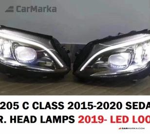 MERCEDES-BENZ C CLASS W206 2019- Front Head Lamps Led Type 2019- Look