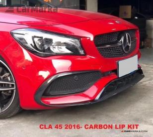 MERCEDES-BENZ CLA C117 CLA45 2016- Carbon Fiber Lip Spoiler Kit