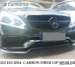 MERCEDES-BENZ E CLASS W212 (E & E63) 2014- Carbon Fiber Front Lip Spoiler
