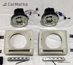 MERCEDES-BENZ G CLASS W463 (G63/G65) front head lamps and head lamp covers with led