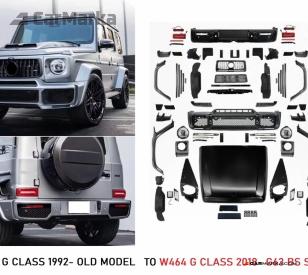 MERCEDES-BENZ G CLASS W463 (G63/G65) W463 OLD G Wagon to W464 G63 2018 BS Look Conversion Body Kit