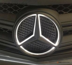 MERCEDES-BENZ S CLASS W221 (S63/S65) 2006- Radiator grille logo with light
