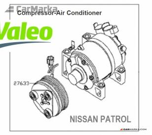 NISSAN PATROL Y62 2010- Nissan 92600-9FE1C Compressor Air Conditioner