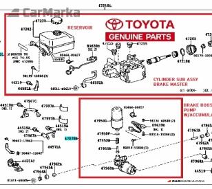 TOYOTA LAND CRUISER 100 1998- Genuine Toyota Brake Booster & Master Brake Cylinder HZJ105-UZJ100 FJ105 Lexus LX470