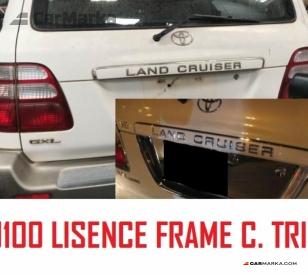 TOYOTA LAND CRUISER 100 1998- Rear License Frame Upper Trim