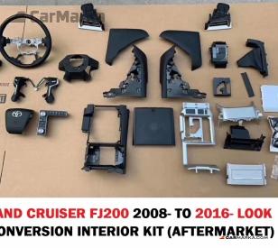 TOYOTA LAND CRUISER 200 2008- Interior Conversion Kit 2016-2020 Look With Steering Wheel