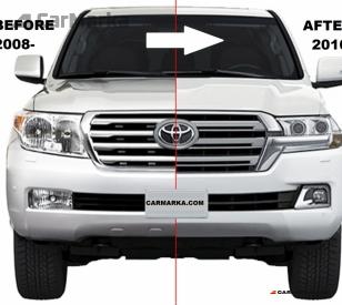 TOYOTA LAND CRUISER 200 2012- Front Conversion 2016- Kit With Hood