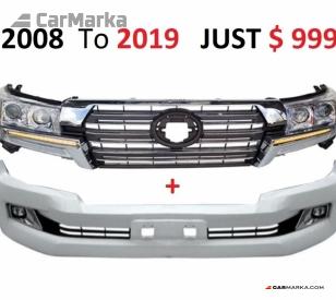 TOYOTA LAND CRUISER 200 2012- Front Conversion Face Lift Bodykit 2008-2015 to 2019- Look
