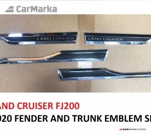 TOYOTA LAND CRUISER 200 2016- Front Fenders & Trunk Door Emblems 2020 Type