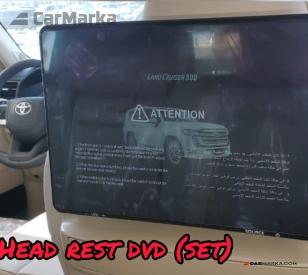 TOYOTA LAND CRUISER 300 2021- Head Rest DVD Monitors Set EXR GXR VXR