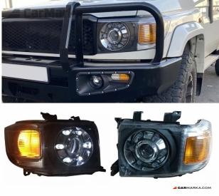 TOYOTA LAND CRUISER FJ70 SERIES Front Head Lights LC70 LC73 LC76 LC78 LC79 LED Type
