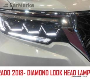 TOYOTA LAND CRUISER PRADO 150 2018- Front Head Lights Set LED Diamond Look