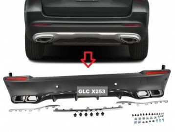 MERCEDES-BENZ GLE COUPE Rear Diffuser GLC X253 SUV 2015-