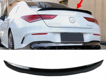 MERCEDES-BENZ A CLASS W176 (A45 AMG) Trunk Spoiler V Style Plastic UNPAINTED