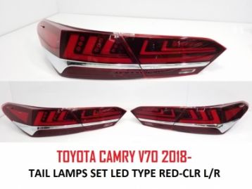 TOYOTA CAMRY 70 2018- Tail Lamps Set LED Type Red
