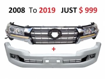 TOYOTA LAND CRUISER 200 2008- Front Conversion Face Lift Bodykit 2008-2015 to 2019- Look