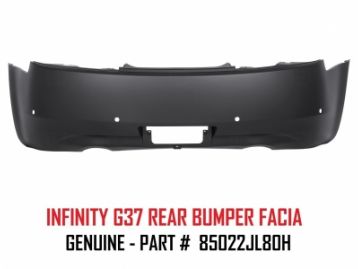 INFINITY G37 COUPE 85022JL80H Rear Bumper Facia
