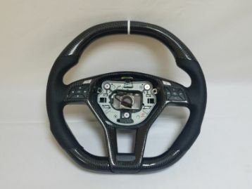 MERCEDES-BENZ E CLASS W212 (E & E63) 2010- Carbon Fiber Steering Wheel With Controls