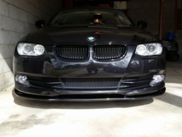BMW 3 SERIES E92(93)M3 2 DOOR 2008- Front Lip Spoiler E92 HM Look Carbon Fiber