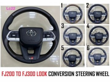 TOYOTA LAND CRUISER 200 2016- Steering Wheel FJ300 Face Lift Look