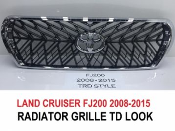 TOYOTA LAND CRUISER 200 2008- Front Radiator Grille TD Look