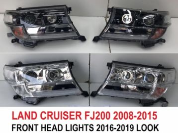 TOYOTA LAND CRUISER 200 2008- Front Head Lamps Set 2016- Look