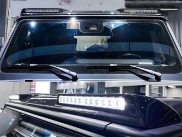 MERCEDES-BENZ G CLASS W464 (G63/G65) 2019- Carbon Roof Spoiler With LED DRL BS Style