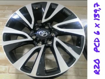 TOYOTA FORTUNER 2012- R20 Alloy Wheel Rims Set of 4 PCD 6x139.7