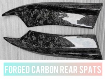 DODGE CHARGER Forged Carbon Fiber Rear Spats Set