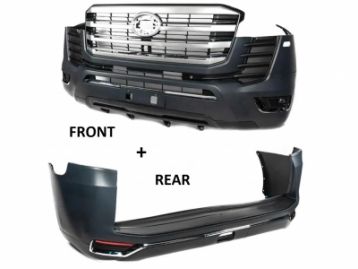 TOYOTA LAND CRUISER 300 2021- Front & Rear Bumper Conversion Basic to FULL OPTION LOOK