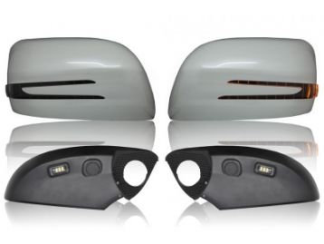 TOYOTA LAND CRUISER 300 2021- Mirror Covers Set Replacement Benz Type