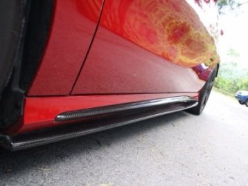 MERCEDES-BENZ CLS CLASS W218 2012- side skirts lower spoilers carbon