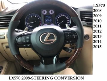 TOYOTA LAND CRUISER PRADO 120 2003- Steering Wheel Kit 2016- Facelift Look For 2008-2015