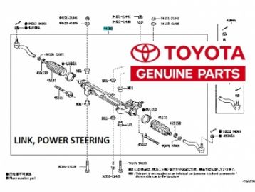 TOYOTA LAND CRUISER 200 2008- GENUINE FJ200 & LX570 Power Steering Link LHD