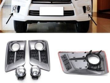 TOYOTA LAND CRUISER 200 2008- front fog lamp covers and led fog lamps