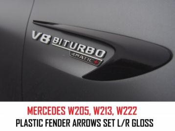MERCEDES-BENZ C CLASS W205 C63 2015- Front Fender Arrows Set Plastic