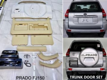 TOYOTA LAND CRUISER PRADO 150 2018- Trunk Door Conversion Kit Spare Tire Configuration