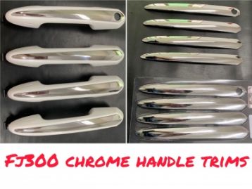 TOYOTA LAND CRUISER 300 2021- Door Handle Chrome Mouldings Set