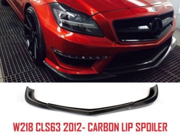 MERCEDES-BENZ E CLASS W212 (E & E63) 2014- Front Bumper Lip Spoiler CF CLS63
