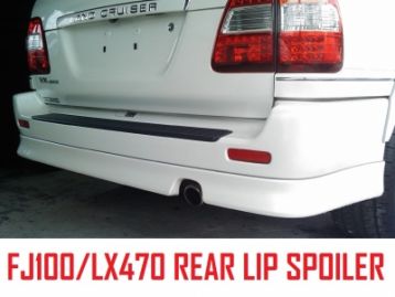 TOYOTA LAND CRUISER 100 1998- Rear Bumper Lip Spoiler Painted